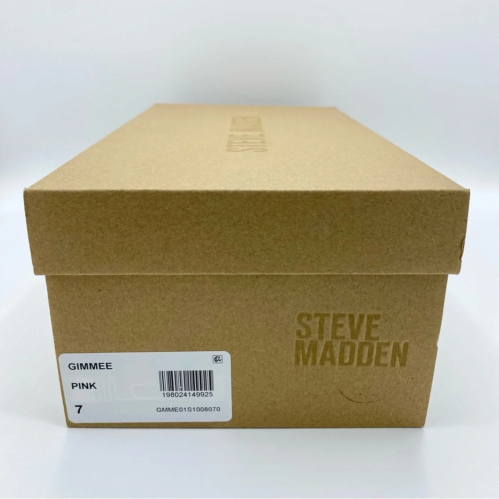 Steve Madden Pink Gimmee Platform Wedge Sandal